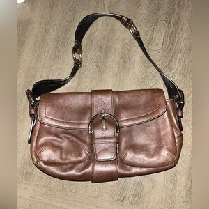 Coach Tan Leather Hobo Bag